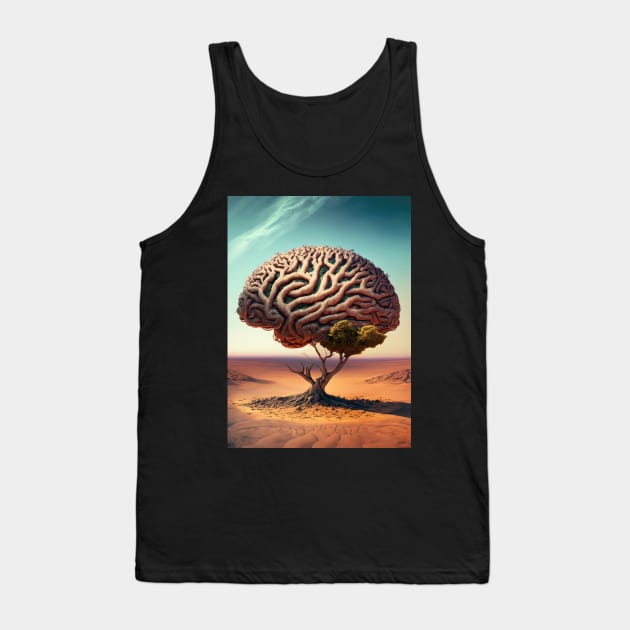 brain tree Tank Top by psychoshadow